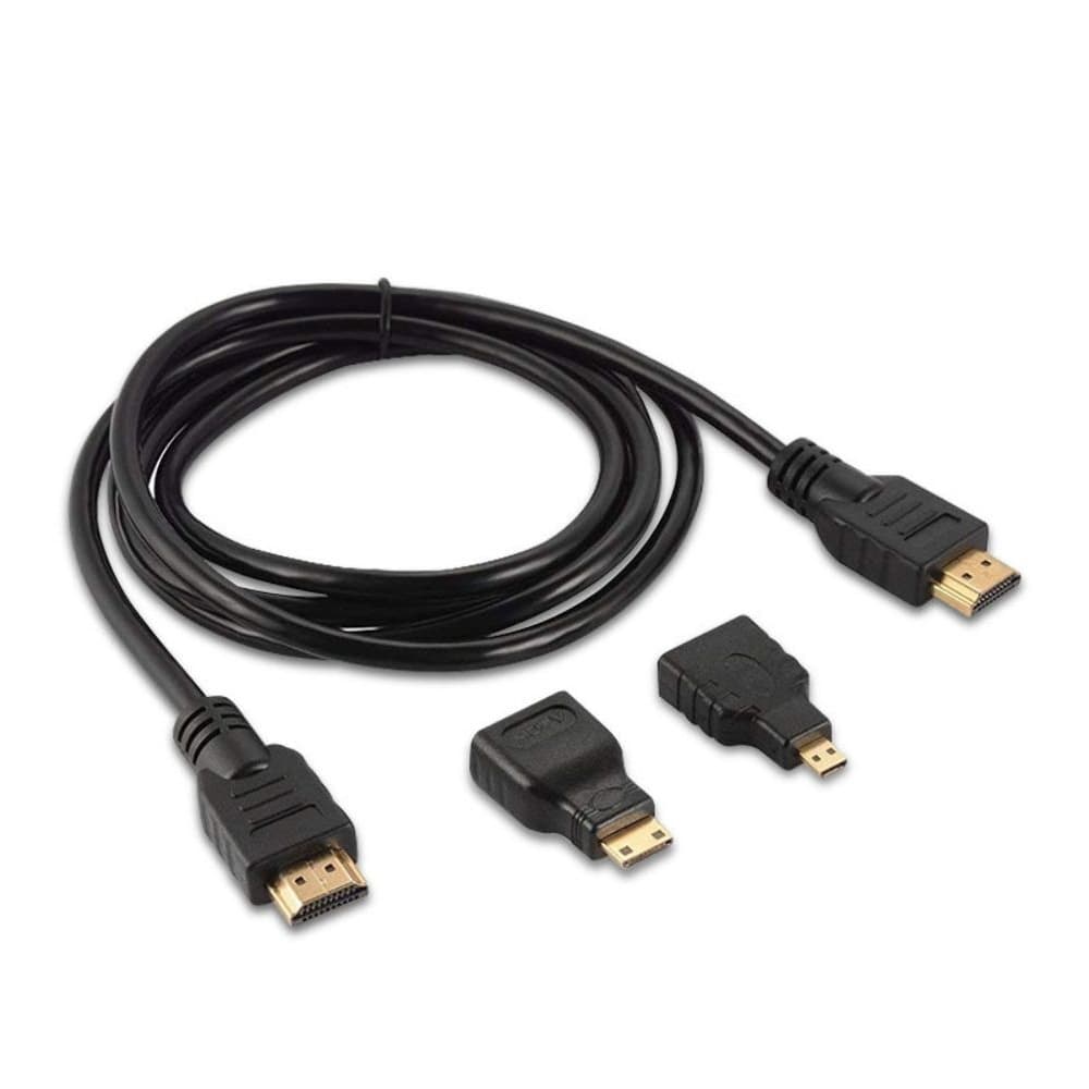HDMI-������, � ��������� � ������������� mini-HDMI, micro-HDMI, 150 ��, ������