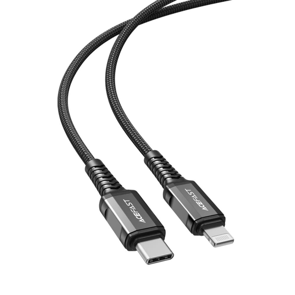 USB-������ Acefast C1-01, Type-C �� Lightning, Power Delivery (30 ��), 120 ��, ������