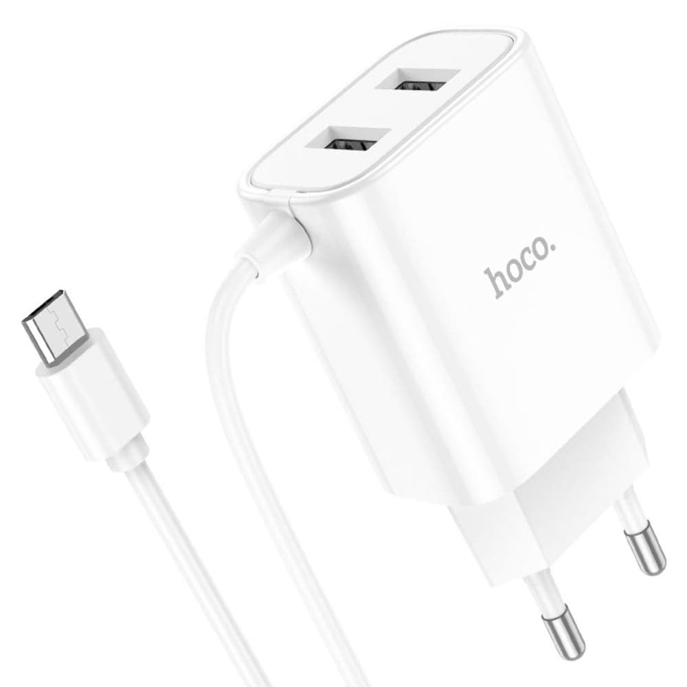 ������� �������� ���������� Hoco C103A, 2 USB, 2.1 �, � ������� Micro-USB, �����