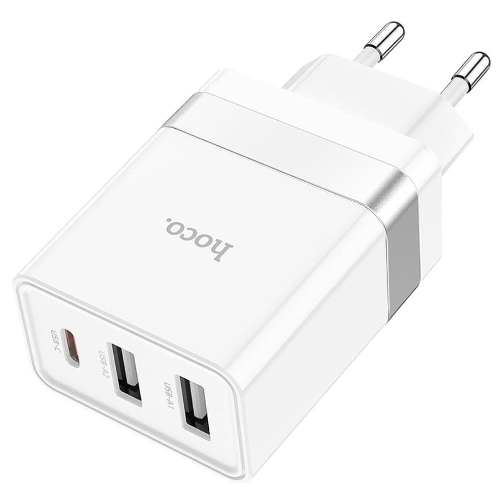 ������� �������� ���������� Hoco N21 Pro, 2 USB, 1 USB Type-C, Power Delivery (30 ��), �����