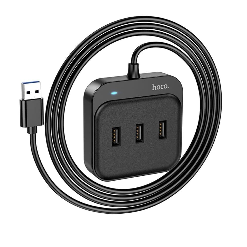 ������������� ��� Hoco HB31, 4 � 1, USB �� USB 3.0 (F)/ 3 USB 2.0 (F), 120 ��, ������