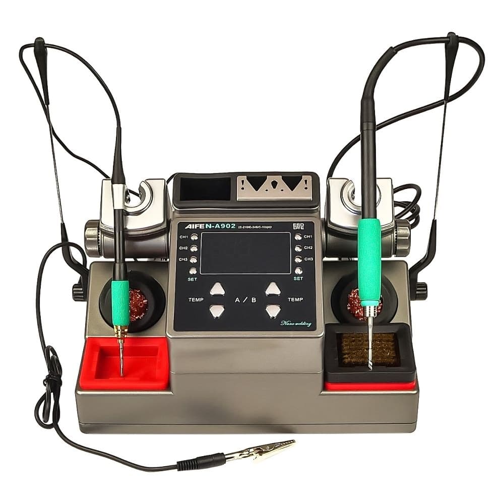 �������� ������� ������������ Aifen �902 (2 ��������� ��������� JBC 115 � 210, 3 ������ ������, 350W, 100C - 450C)