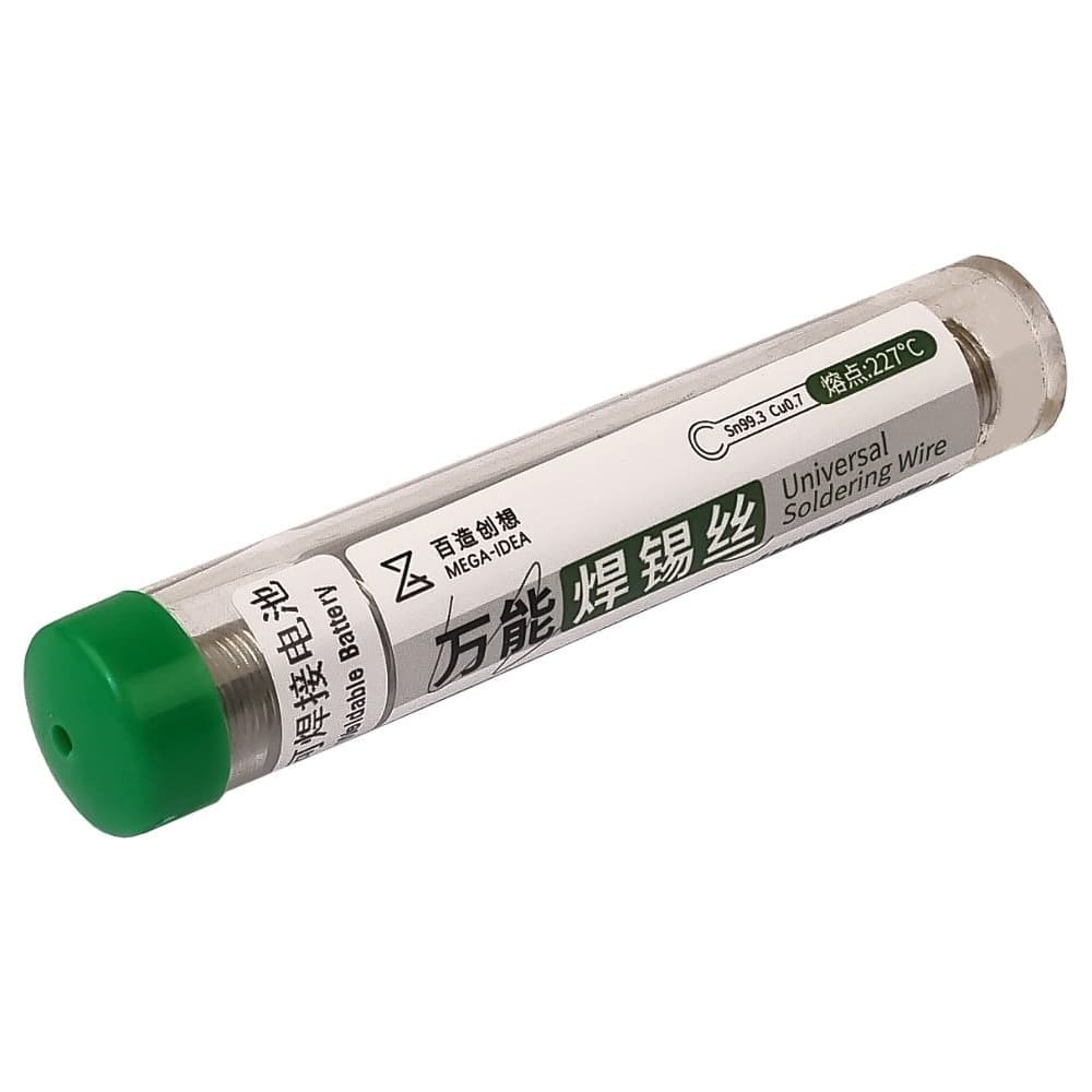 ������ ��� ����� ��������� ��� ������������ Mega-Idea Lead Free, 1.0 x 1770 ��, 10 �, Sn 99.3%, Cu 0.7%, ����������� ��������� 227 �C