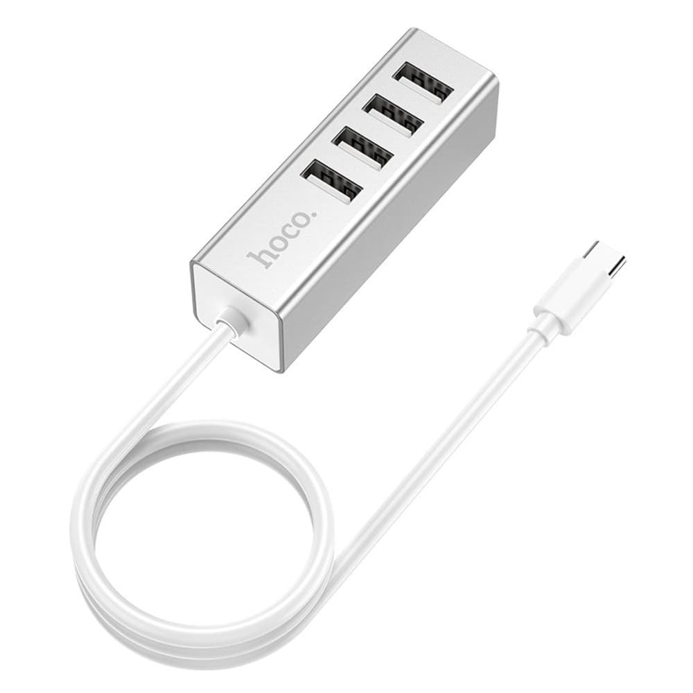 ������������� Hoco HB1, Type-C �� 4 USB 2.0 (F), 80 ��, ����������� | USB-���