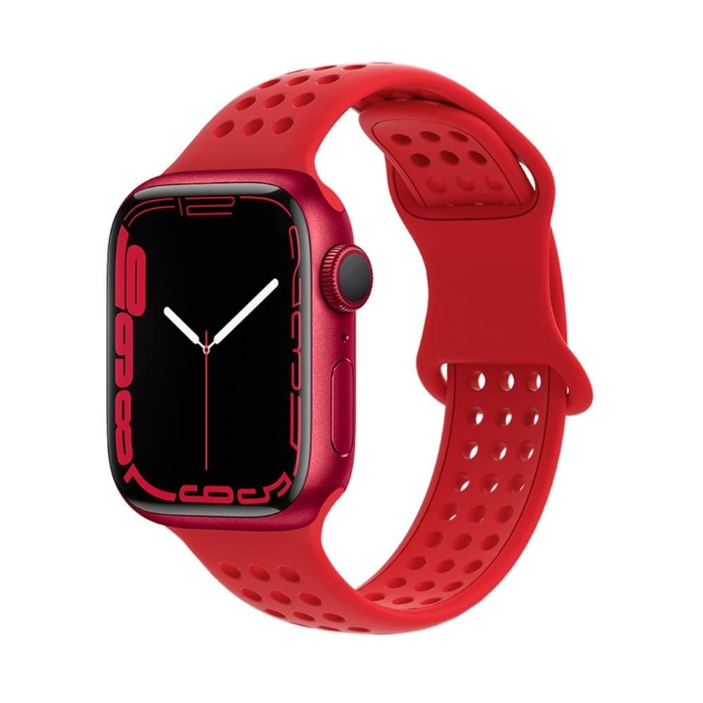 ������� ���������� Hoco iWatch WA08 honeycomb, 38, 40, 41 ��, big red | ������� �����������