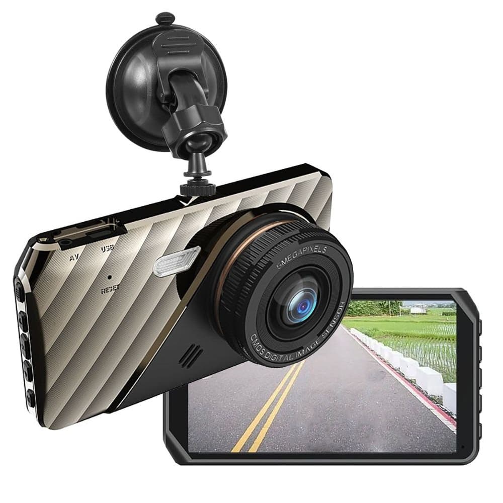 Видеорегистратор H18 FHD 1080P, LCD 4.0", TF card 32 Gb/ Class 10 с камерой заднего вида