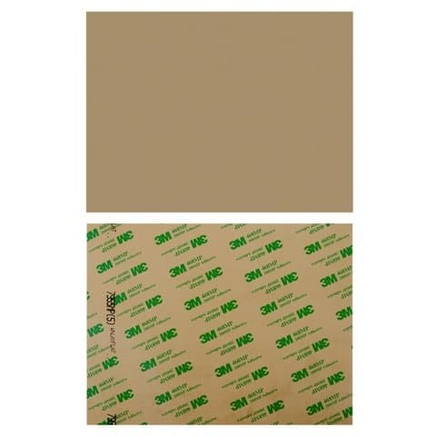 Скотч двусторонний 3M, 7955MP(5), для приклеивания сенсоров, дисплеев, 0.127 мм, лист 200 x 150 мм, #70016034699