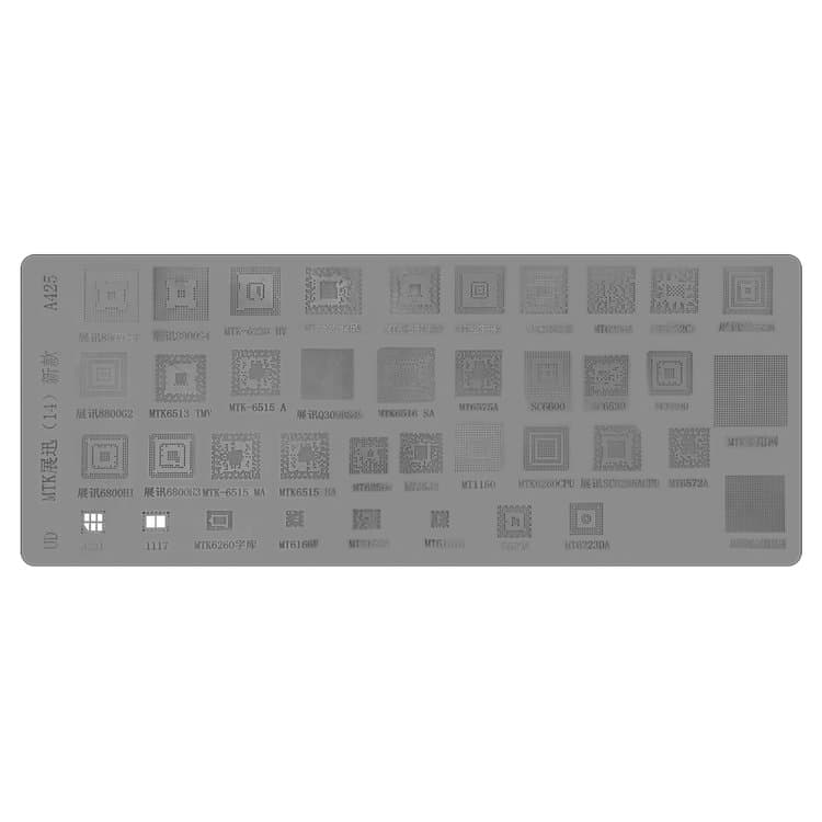 BGA-�������� A425 ��� China-phone universal, MT6572A, SC6825C, MT6582, MT6285, MT6575A, MT6252CA, 39 in 1