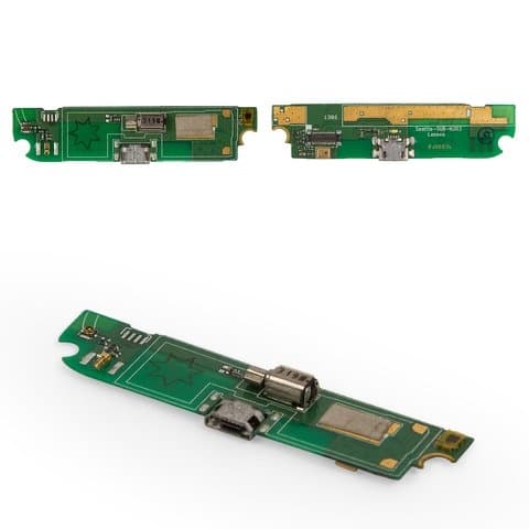 Плата зарядки Lenovo S720, шлейф коннектора зарядки, с микрофоном