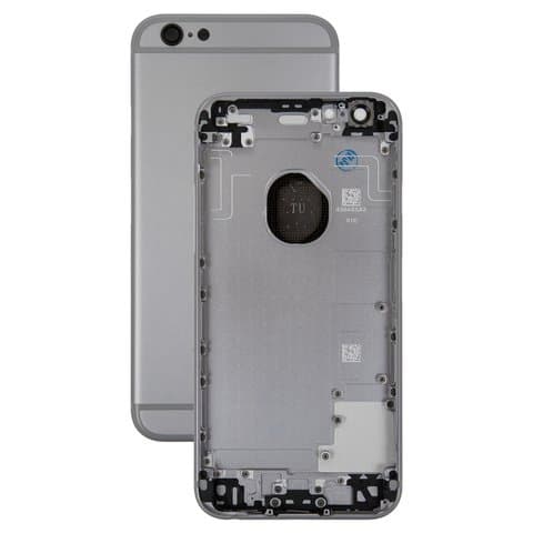 Корпус Apple iPhone 6S, чорний, с держателем SIM-карты, с боковыми кнопками, Original (PRC), (панель, панели)