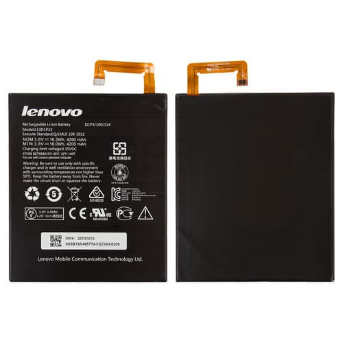 ���������� Lenovo IdeaTab A5500, Tab 2 A8-50F, Tab A8-50, L13D1P32, Original (PRC) | 3-12 ��. ������ | ���, �������, �����������