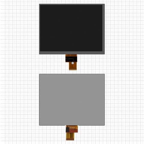 ������� China-Tablet PC 8", (174 x 136 ��), 40 pin, (1024 x 768), HB080-DM877-27B L7-1 | �����, �������