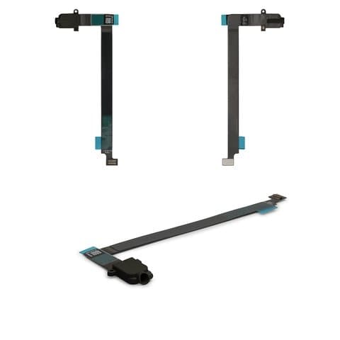 Шлейф Apple iPad Pro 12.9, коннектора наушников, чорний, Original (PRC)