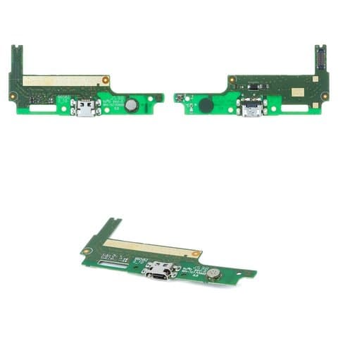 Плата зарядки Huawei Y3 II, шлейф коннектора зарядки, с микрофоном, 3G версия