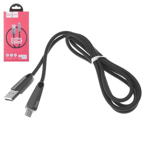 USB-������ Hoco U35, Micro-USB, 120 ��, � ���������� �������, 2.4 �, ������