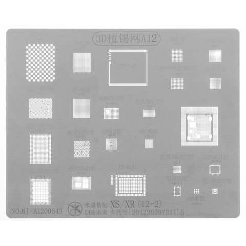 3D BGA-трафарет Apple iPhone XR, Apple iPhone XS