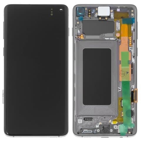 ������� Samsung SM-G973 Galaxy S10, ������ | � ��������� | � �������� ����� | Original (������-�����), AMOLED, GH82-18850A, GH82-18835A | ���������� ������, �����