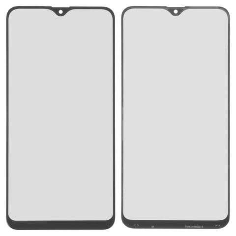 Стекло дисплея Samsung SM-A205 Galaxy A20, SM-A307 Galaxy A30s, SM-M107 Galaxy M10s, черное | стекло тачскрина