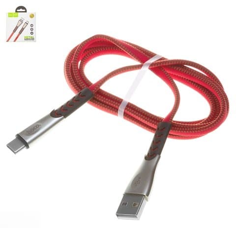 USB-������ Hoco U48, Type-C, 2.4 �, 120 ��, �������, � ���������� �������, �������