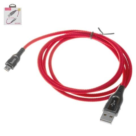USB-������ Hoco U54, Micro-USB, 2.4 �, 120 ��, � �����������, � ���������� �������, �������