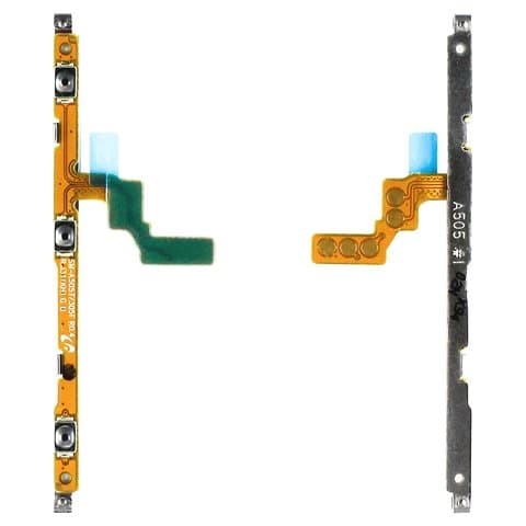 Шлейф Samsung SM-A205 Galaxy A20, SM-A305 Galaxy A30, SM-A307 Galaxy A30s, SM-A405 Galaxy A40, SM-A505 Galaxy A50, SM-A705 Galaxy A70, кнопки включения, кнопок звука (регуляции громкости), боковых клавиш, Original (PRC)