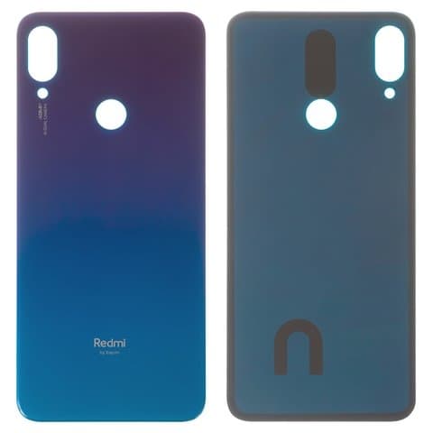 Задня кришка Xiaomi Redmi Note 7, M1901F7G, M1901F7H, M1901F7I, синя, фіолетова, Original (PRC) | корпус, задняя панель аккумулятора, АКБ, батареи