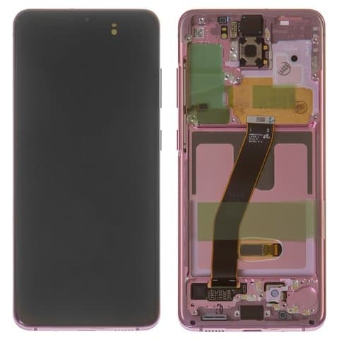������� Samsung SM-G980 Galaxy S20, SM-G981 Galaxy S20 5G, �������, Cloud Pink | � ��������� | � �������� ����� | Original (������-�����), AMOLED, GH82-22131C, GH82-22123C | ���������� ������, �����