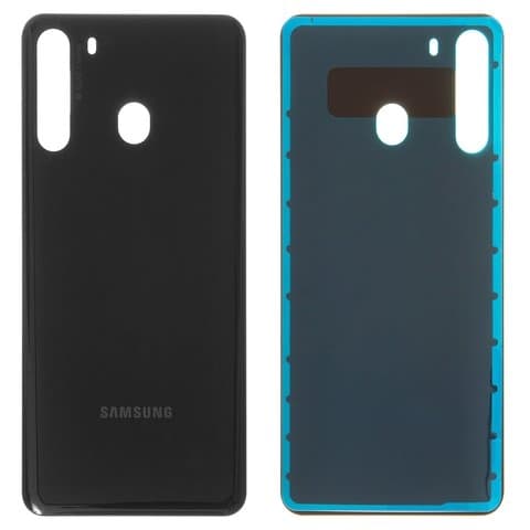 Задня кришка Samsung SM-A215 Galaxy A21, чорна, Original (PRC) | корпус, задняя панель аккумулятора, АКБ, батареи