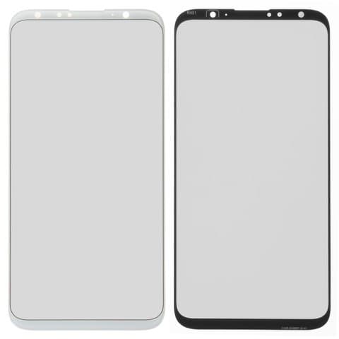 Стекло дисплея Meizu 16 Plus, белое | стекло тачскрина