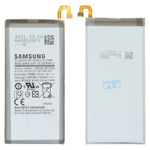 ���������� Samsung SM-A605 Galaxy A6 Plus (2018), SM-J805 Galaxy J8 Plus, SM-J810 Galaxy J8 (2018), EB-BJ805ABE, Original (PRC) | 3-12 ��. ������ | ���, �������, �����������