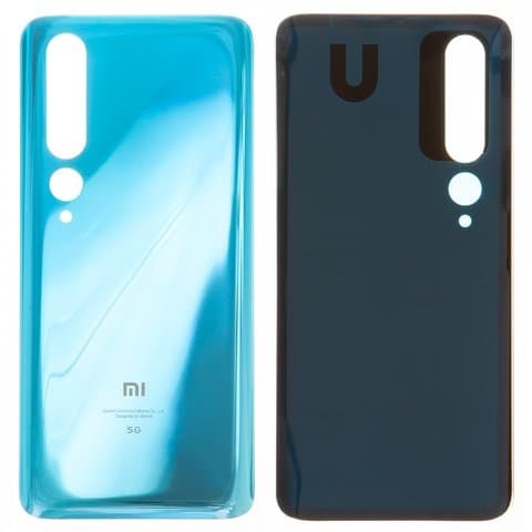 Задня кришка Xiaomi Mi 10, Mi 10 Pro, M2001J2G, M2001J2I, M2001J1G, зелена, Coral Green, Original (PRC) | корпус, задняя панель аккумулятора, АКБ, батареи