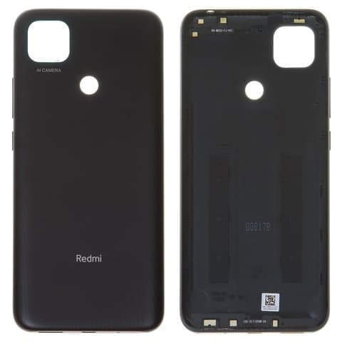 Задня кришка Xiaomi Redmi 9C, M2006C3MG, M2006C3MT, M2006C3MNG, сіра, чорна, Midnight Gray, Original (PRC) | корпус, задняя панель аккумулятора, АКБ, батареи