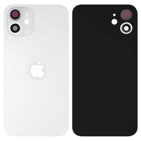 Задня кришка Apple iPhone 12, біла, із склом камери, Original (PRC) | корпус, крышка аккумулятора, АКБ, батареи