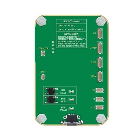 Модуль JC Pro 1000S D8 датчика приближения, сенсорного дисплея и вибромотора на iPhone 7, iPhone 7P, iPhone 8, iPhone 8P, iPhone X, iPhone XS, iPhone XS Max, iPhone 11, iPhone 11 Pro, iPhone 11 Pro Max
