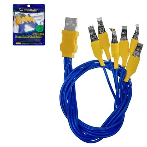 Тест-кабель питания Mechanic G, Android, MC1/MC2/MC3/MC4/MC5/MC6