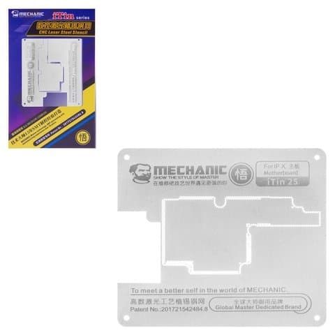 BGA-�������� Mechanic iTin 25 ��� Apple iPhone X, motherboard