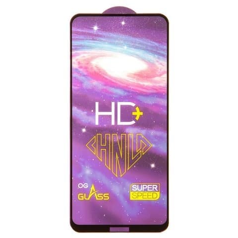 Захисне скло Nokia 5.4, iNobi, Full Glue, сумісне з чохлом (клей по всей площади стекла), чорне, Pro-Flexi HD+, сумісне з чохлом | Закаленное защитное стекло