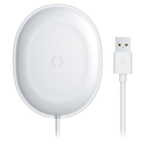 Бездротовий зарядний пристрій Baseus BS-W510, Fast Charge, белое, USB Type-C, 18 Вт, с USB кабелем Type-C, #WXGD-02 | беспроводное зарядное устройство