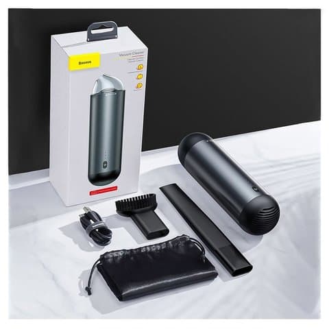 Автомобильный пылесос Baseus Capsule Cordless, чорний, 65 Вт, пластик, металл, 4000 pa, #CRXCQ01-01
