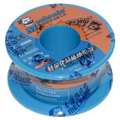 ������ Mechanic TY-V866, Sn 63%, Pb 37%, ���� 1-3%, 0.4 ��, 40 �