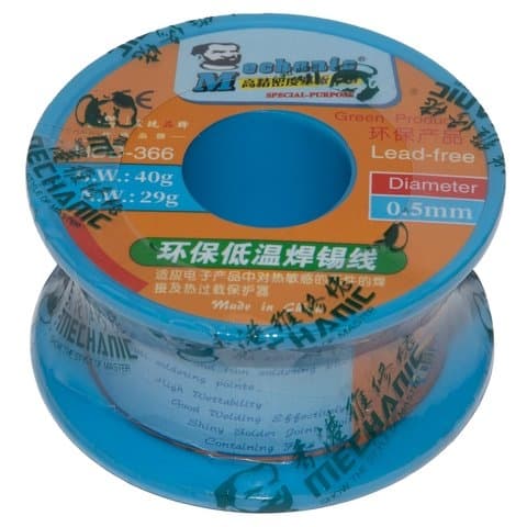 ������ Mechanic HBD-366, Sn 42%, Bi 58%, 0,5 ��, 40 �, ������������