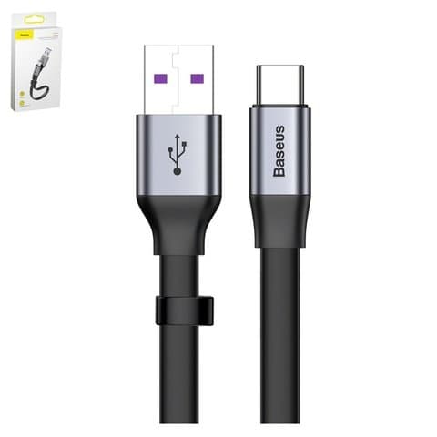 USB-������ Baseus Simple HW, Type-C, USB, 23 ��, ������, ����, 40 ��, # CATMBJ-BG1