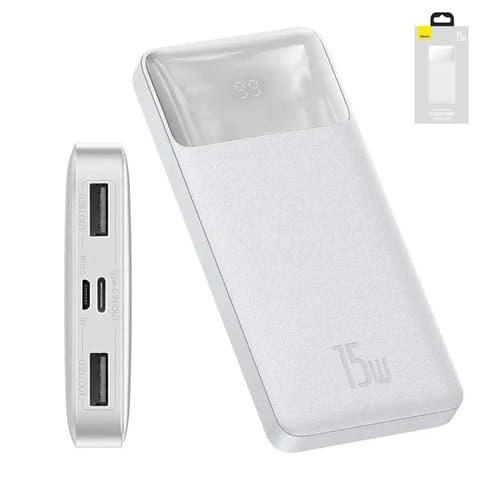 Power bank Baseus Bipow, 10000 mAh, � ��������, ����, Quick Charge, 15 ��, #PPDML-I02