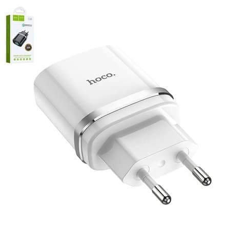 ������� �������� ���������� Hoco C12Q, 1 USB, 3.0 �, 18 ��, Quick Charge 3.0, �����
