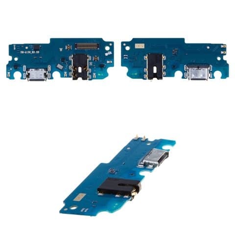 Плата зарядки Samsung SM-A136 Galaxy A13 5G, шлейф коннектора зарядки, коннектора наушников, с микрофоном, Original (PRC)