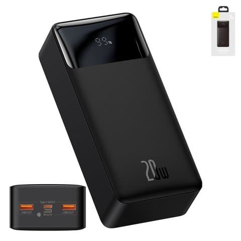 Power bank Baseus Bipow Digital, 30000 ���, � ��������, ������, Quick Charge, 20 ��, #PPDML-N01