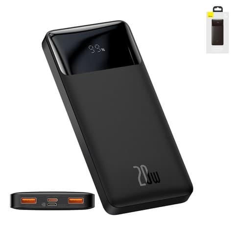 Power bank Baseus Bipow Digital, 10000 mAh, � ��������, ������, Quick Charge, 20 ��, #PPDML-L01