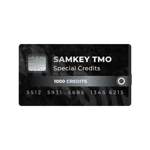 Специальные кредиты Samkey TMO (1000 кредитов)