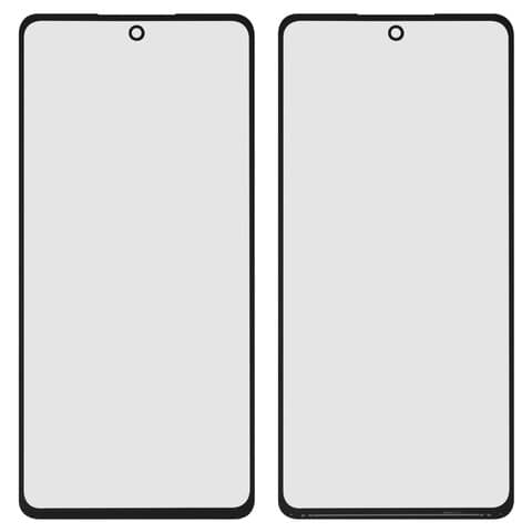 Стекло дисплея Samsung SM-G780 Galaxy S20 FE, SM-G781 Galaxy S20 FE 5G, черное | стекло тачскрина