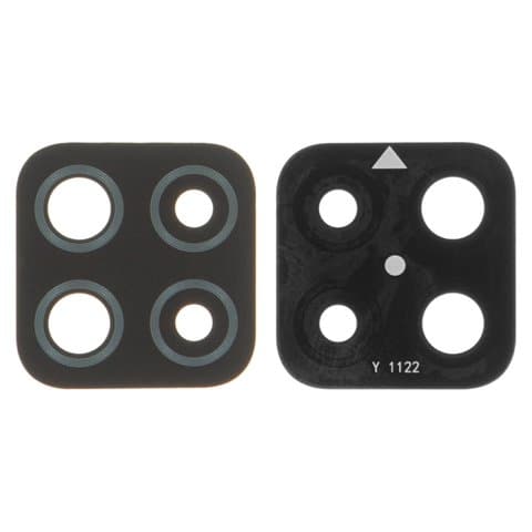 Стекло камеры Samsung SM-A225 Galaxy A22, черное, Original (PRC)